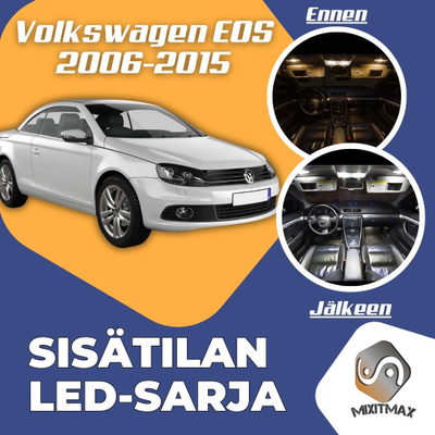 Volkswagen EOS Sisätilan LED-sarja 12-osainen