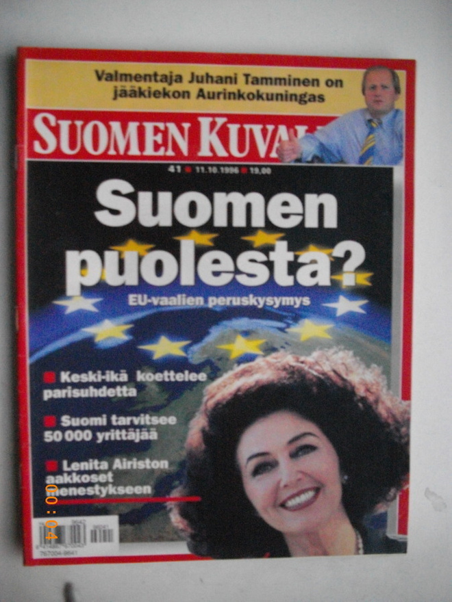 Suomen Kuvalehti Nrro 41/1996 (26.11)