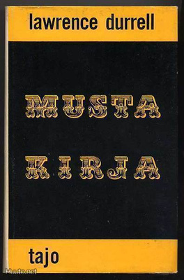 Durrell, Lawrence: Musta kirja (1.p.,sid+kp,1963)
