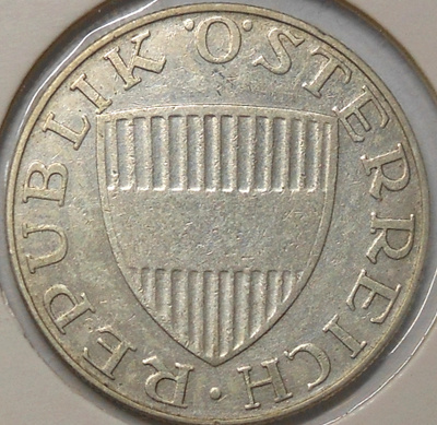 Austria. 10 schilling 1957 hopea 0.640 7,5g.