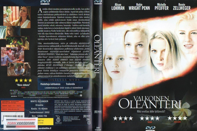 valkoinen oleanteri	(12 351)	k	-FI-	DVD	suomik.		michelle pf