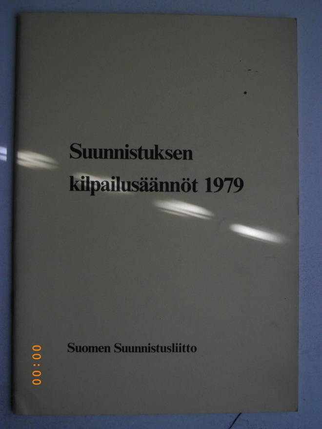 Suunnistuksen kilpailusäännöt 1979 (8.11)