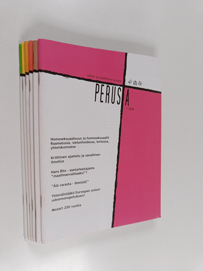 Perusta vuosikerta 2006 (6 numeroa) - uskon ja ajattelun ...