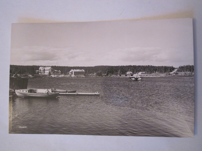 VANHA Postikortti Inari 1950-l Alkup.Mallikappale