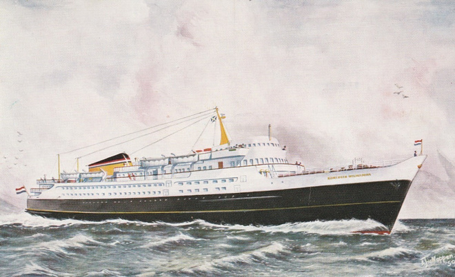 LAIVAKORTTI - M/S KONINGIN WILHELMINA