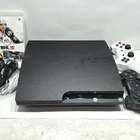 PS3 Slim 120GB konsoli + 2 ohjainta + peli [5] - pikkukuva 1