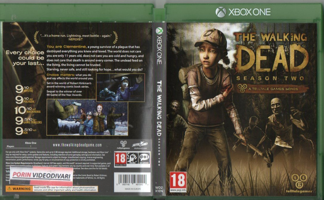 Walking Dead Season Two	(9 887)	k		XBOXONE							18 - ikäraj