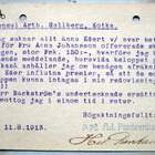 Postik. KOTKAAN 1913 Postik.  Konsul Arthur Hallberg (61) - pikkukuva 1