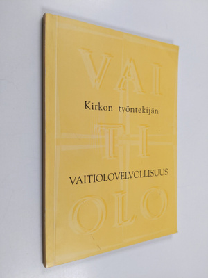 Kirkon työntekijän vaitiolovelvollisuus