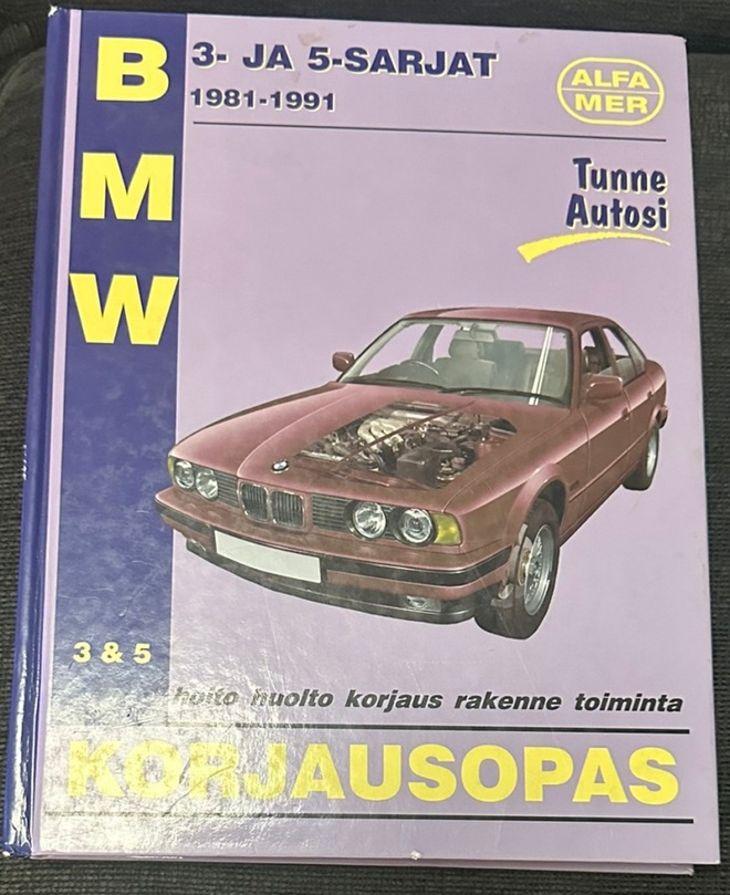 Alfamer S157 BMW 3- ja 5-sarja 1981 - 1991 korjausopas