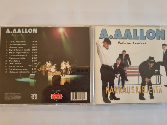 A. AALLON RYTMIORKESTERI: RAKKAUSKIRJEITÄ CD