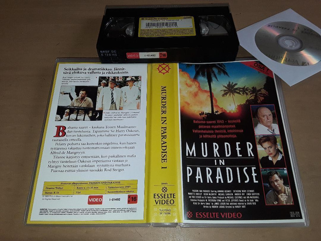 Murder in Paradise Osa 1 & 2 - SF VHS/DVD-R (Esselte Video)