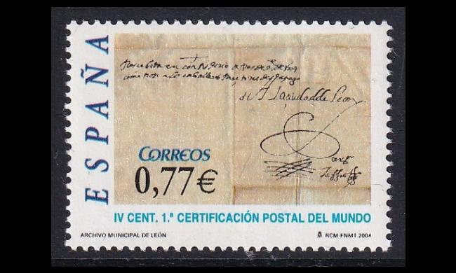 Espanja 3999 ** Rekisteröidyt kirjeet 400v (2004)