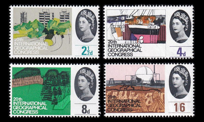 Iso-Britannia 374-7y ** Geograafinen kongressi (1964)