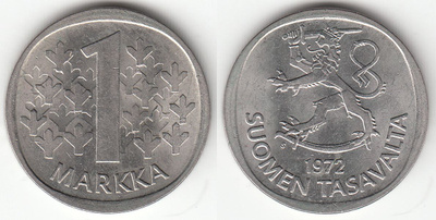 1 mk 1972, hyvä