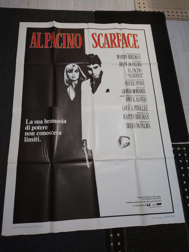 SCARFACE - elokuvajuliste ( 195 x 140 cm )