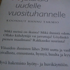 Hannu Tarmio: Ajatuksia uudelle vuosituhannelle - pikkukuva 1