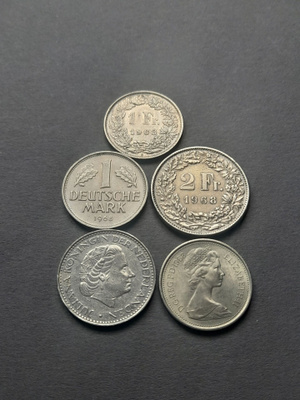 1968 kolikkosetti, 5kpl