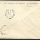 Ruotsi - Telegrafverket 100v FDC 1953 R (Fac. 451-453) - pikkukuva 2