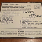 EOL Chamber Choir / Heikki Liimola: Sacred and Profane 1991 - pikkukuva 2