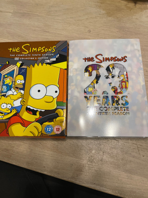 Otsikko (55 merkkiä): Simpsons DVD boksi paketti (5 erilaist