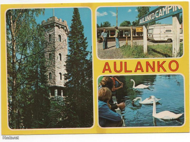 HÄMEENLINNA / Aulanko: Camping, torni, joutsenia.