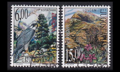 Jugoslavia 2910-1 o Europa luonnonpuistot (1999)