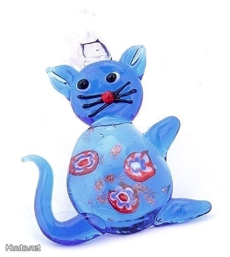 1150 .. Murano Lampwork  Glass Taidelasi .. Kaulakoru