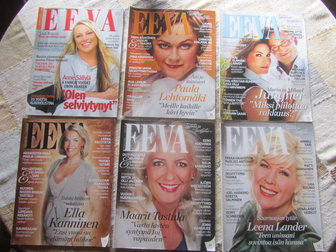 EEVA-lehtiä 10 Kpl