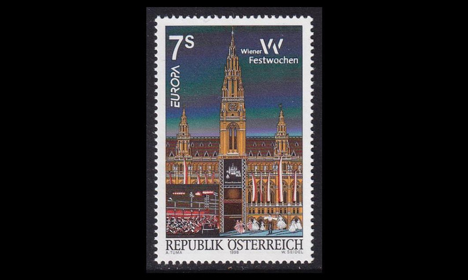 Itävalta 2254 ** Europa kansalliset juhlat (1998)