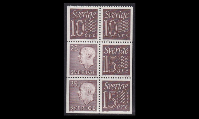 Ruotsi 519HB25 ** Gustaf vihkolehti (1964)