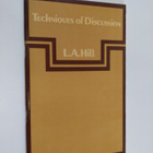 L. A. Hill : Techniques of discussion - pikkukuva 1