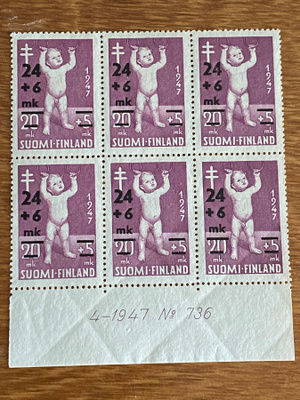 TUB 1948 24MK+6MK L355I JA L355II NUMERO KUUSILO**