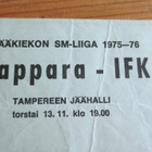 Tappara pääsyliput 70-luvulta - pikkukuva 2
