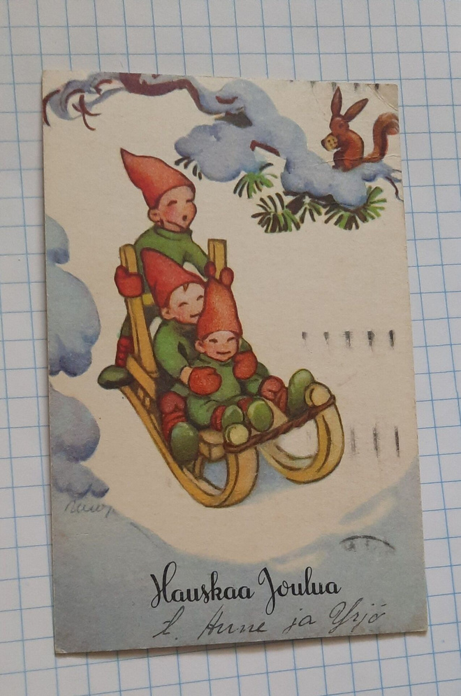 Martta Wendelin Reellä mäkeä alas, kulkenut