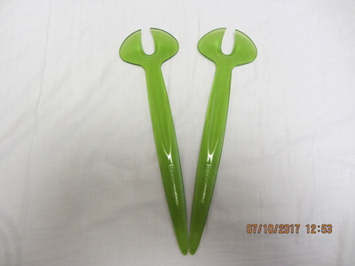 Tupperware Elegance Salaattiottimet, lime, uusi