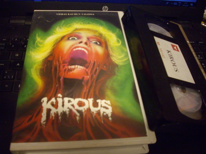 VHS  :  KIROUS  ( Vincent Price ) Sis. postikulut
