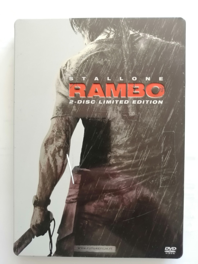 Rambo Steelbook Suomi dvd