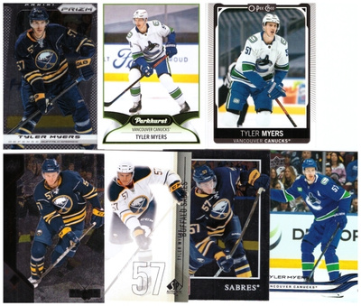 7 x TYLER MYERS Canucks, Sabres