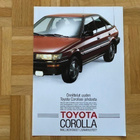 Esite Toyota Corolla lisävarusteet 1988 - pikkukuva 1