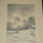 Upea Talvimaisema E.Koskinen 1947 "Uniikki teos" - pikkukuva 2