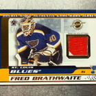 2001-02 Vanguard Memorabilia #5 Fred Brathwaite/Roman Turek - pikkukuva 1
