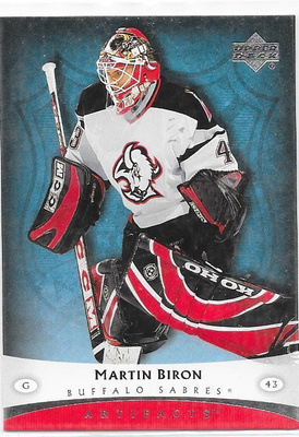 2005-06 Upper Deck Artifacts #12 Martin Biron Buffalo Sabres