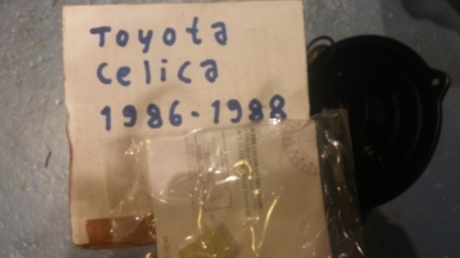 Toyota Celica Corolla lämmityslaitteen moottori. W-9338-1187