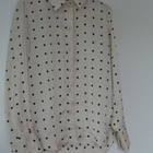 Pilkullinen satiinipaita H&M XS - pikkukuva 1