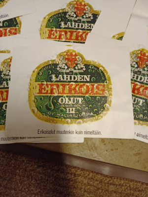 Lahden erikoisolut III, Oy mallasjuoma pöytätabletti.