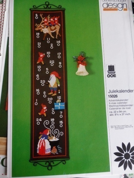 Ristipistomalli Kiva joulukalenteri OOE