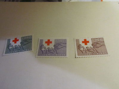 1963 punainen risti sarja , postituore