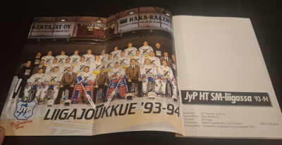 JYP HT kausikirja 1993-1994