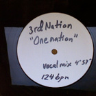 3rd NATION :: ONE NATION :: VINYYLI  12"  PROMO  TEST  PRESS - pikkukuva 1